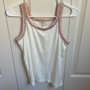 NWT Madewell Rainbow Trim Tank SZ Medium
